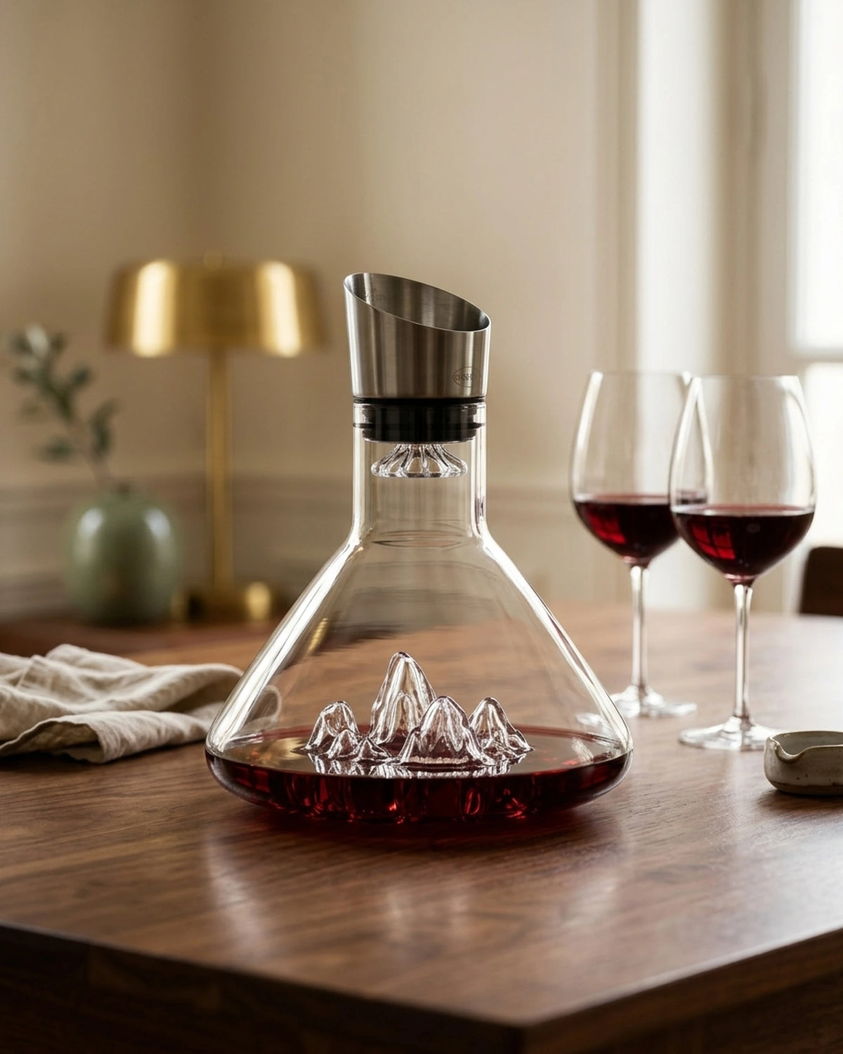 Le Cristoir carafe vin ambiance galven