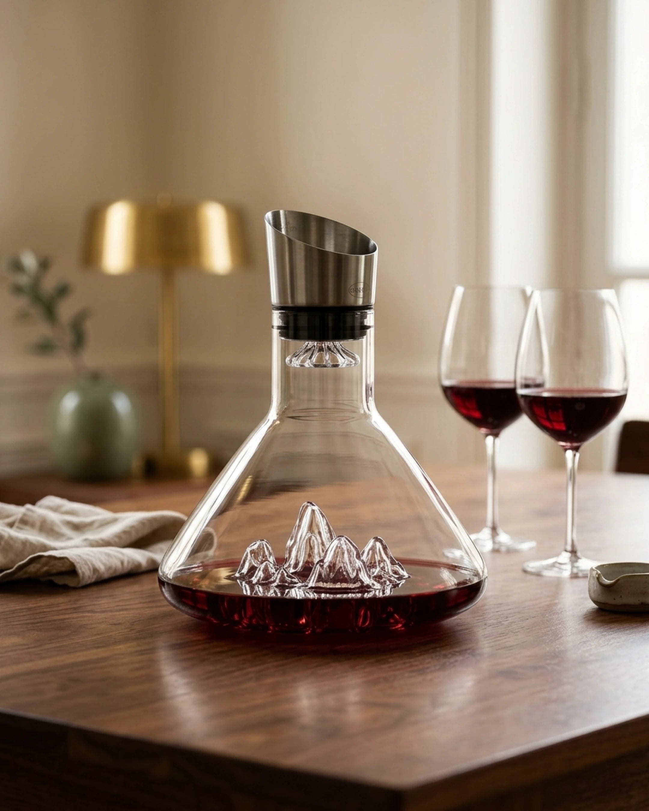 Le Cristoir carafe vin ambiance galven