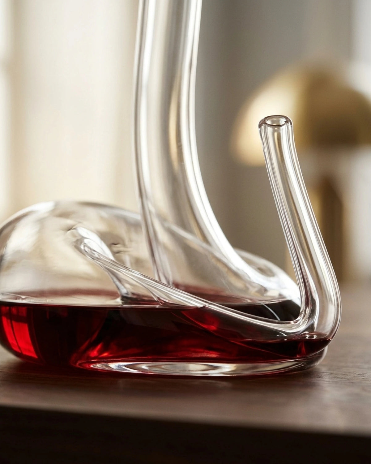 Carafe à vin Vorane Le Cristoir en macro latéral