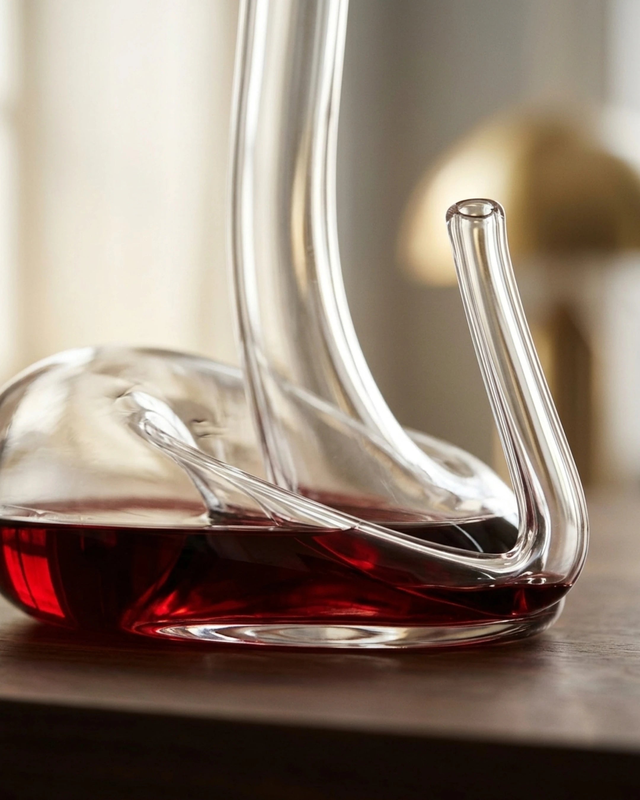 Carafe à vin Vorane Le Cristoir en macro latéral