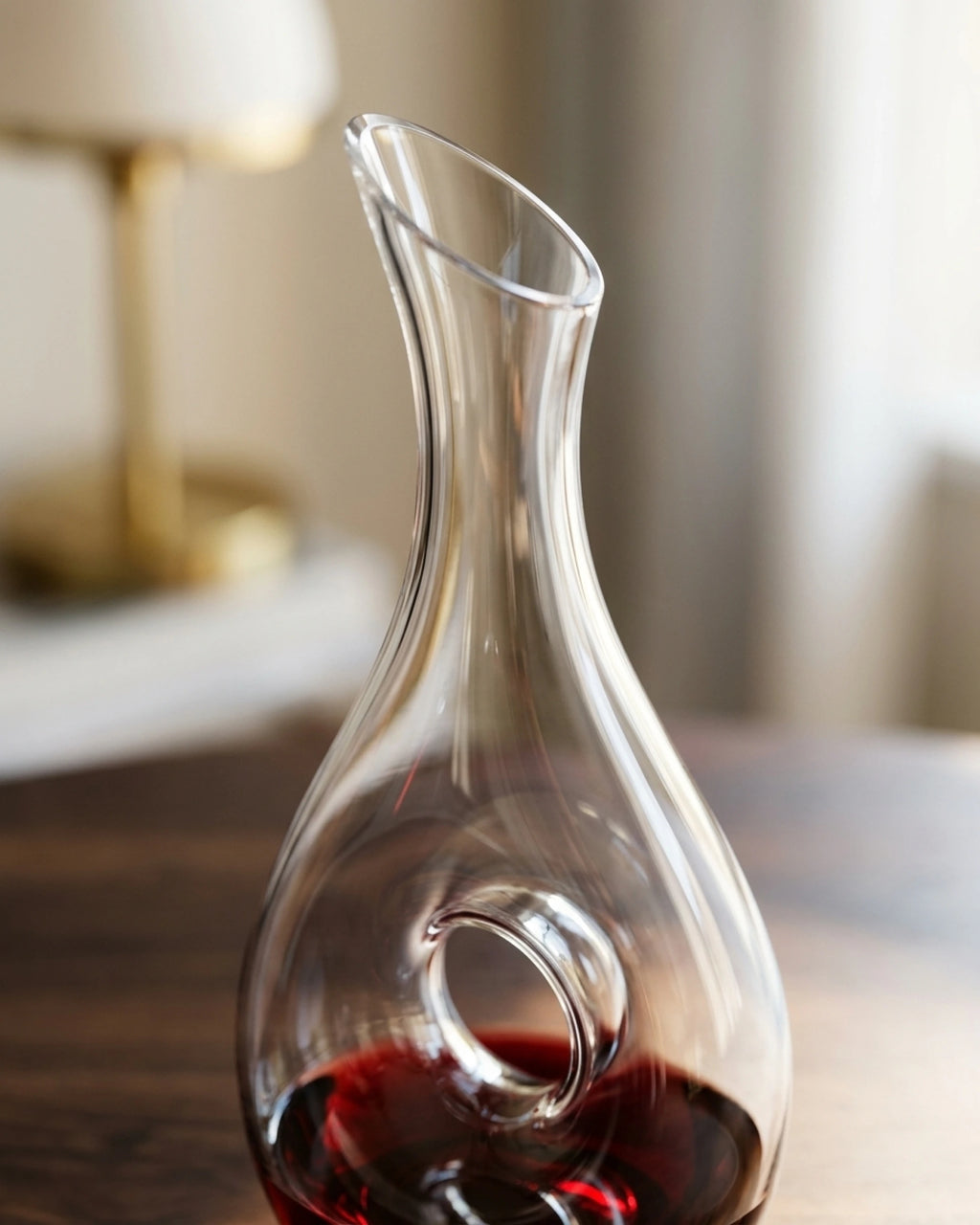 Le Cristoir carafe vin macro plongeant celan