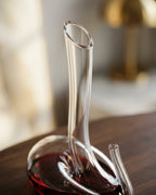 Le Cristoir carafe vin macro plongeant vorane