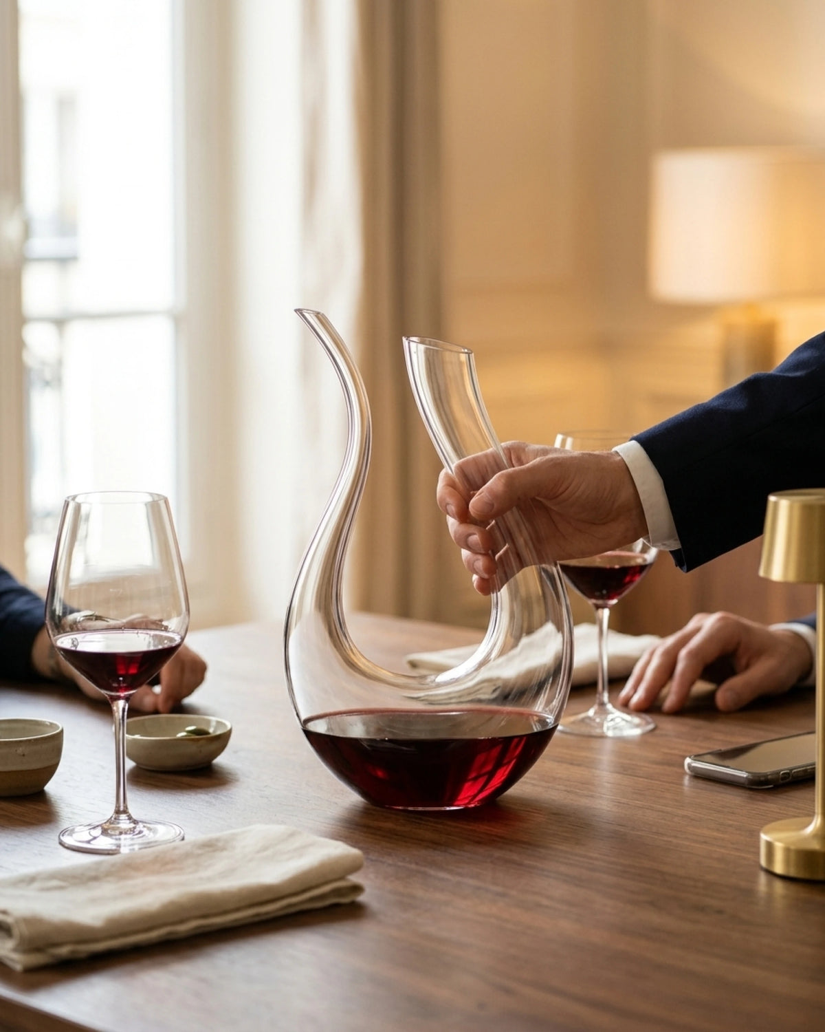 Carafe à vin Le Cristoir — décantation