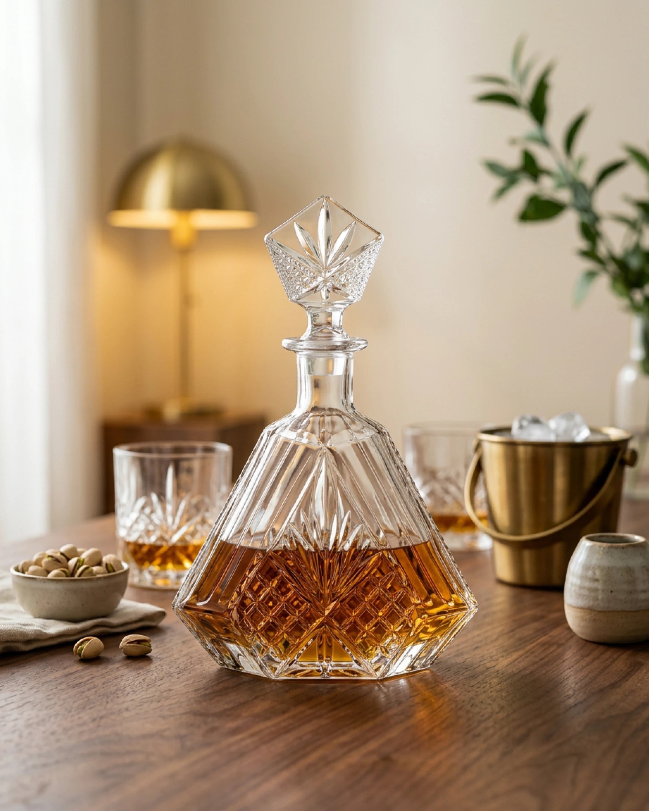 Le Cristoir carafe whisky ambiance aldorin
