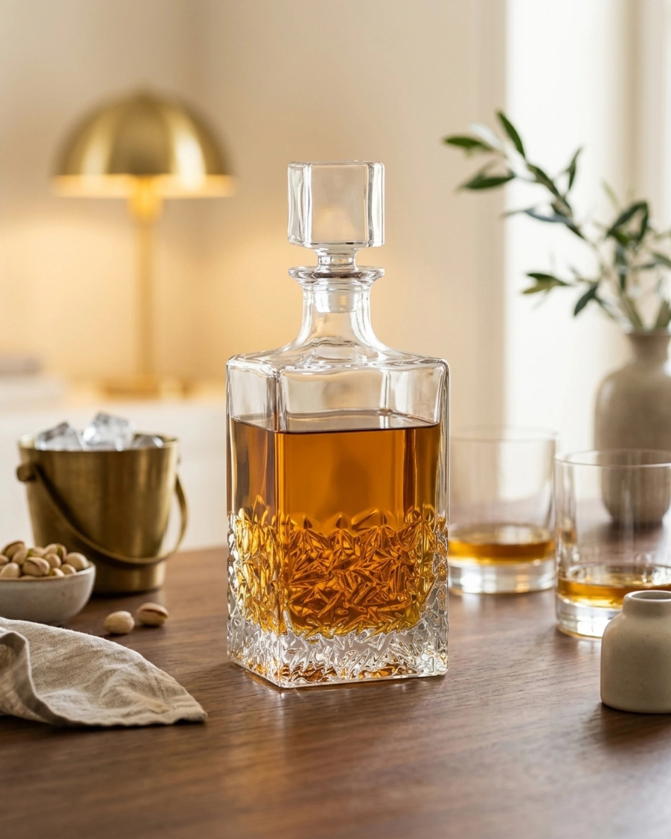 Le Cristoir carafe whisky ambiance melvyn