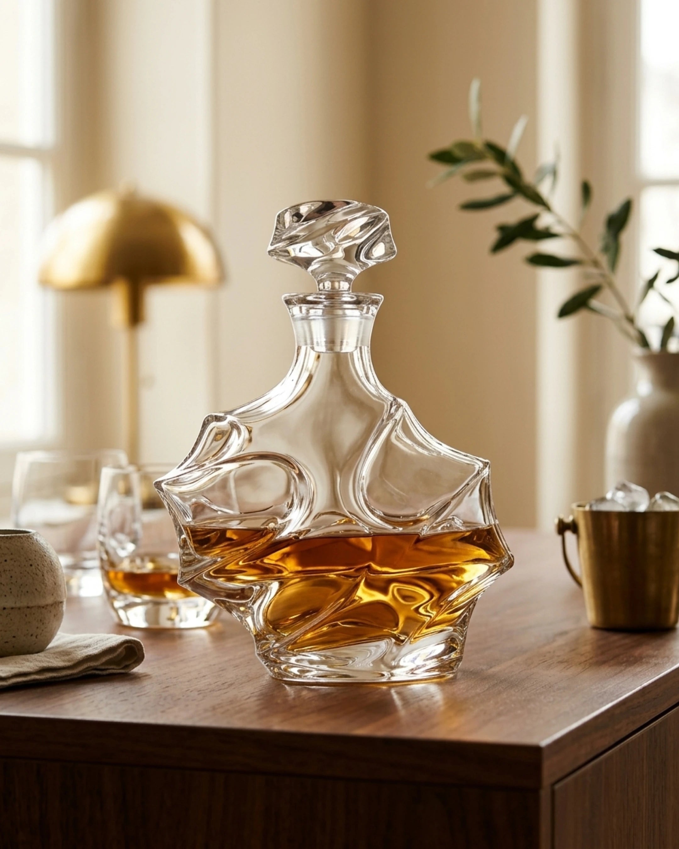 Le Cristoir carafe whisky ambiance valdor