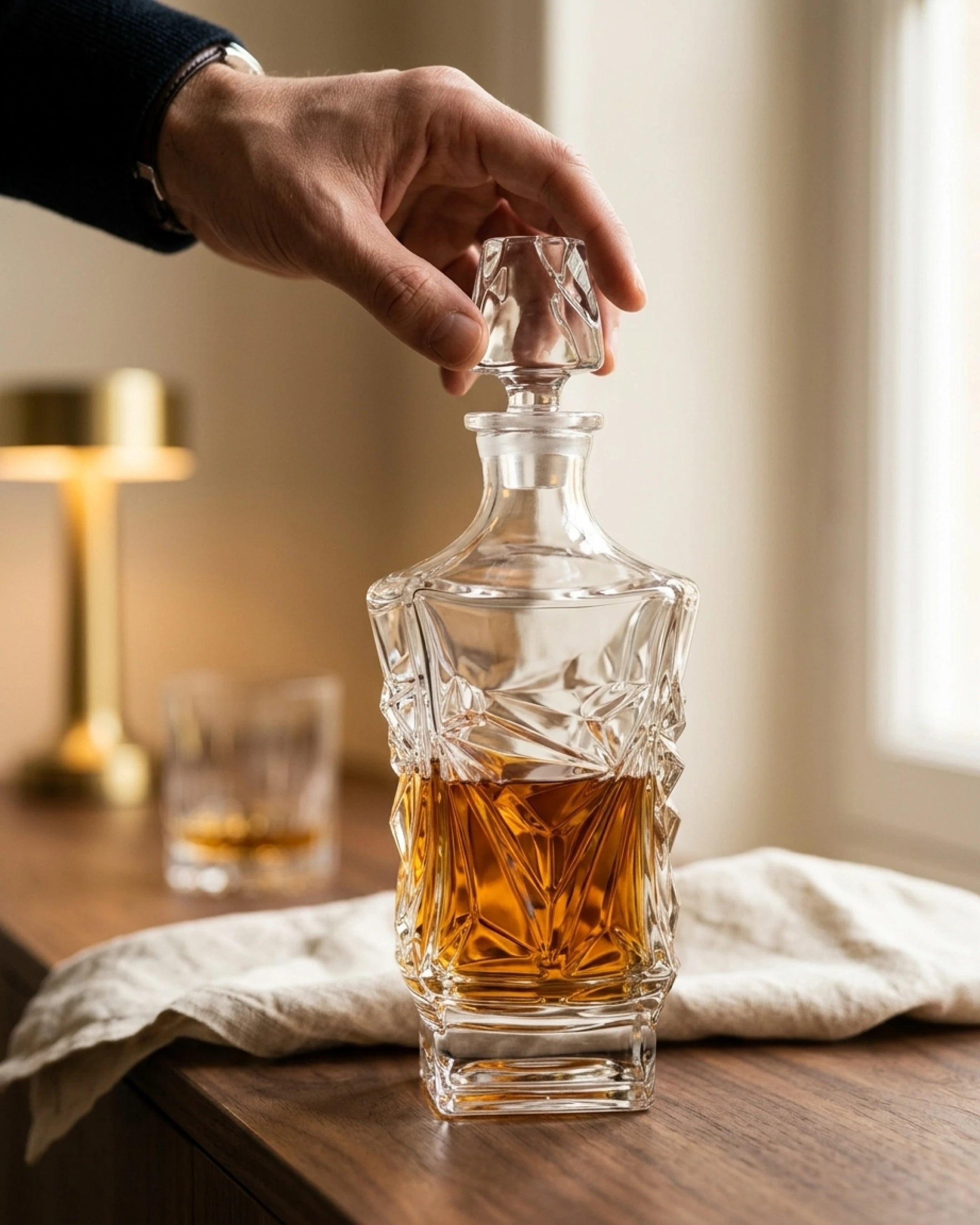 Le Cristoir carafe whisky main draven