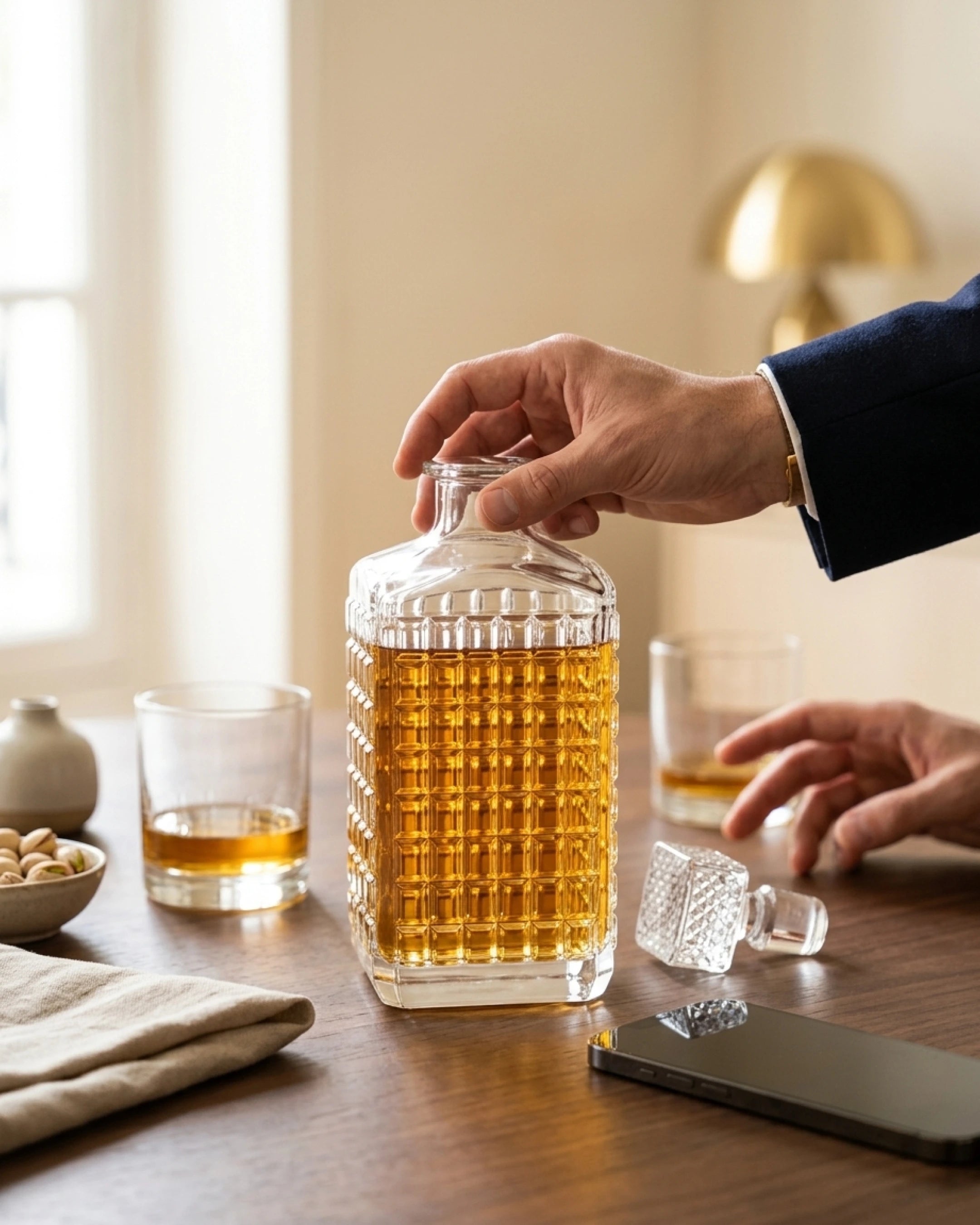 Le Cristoir carafe whisky social arvene