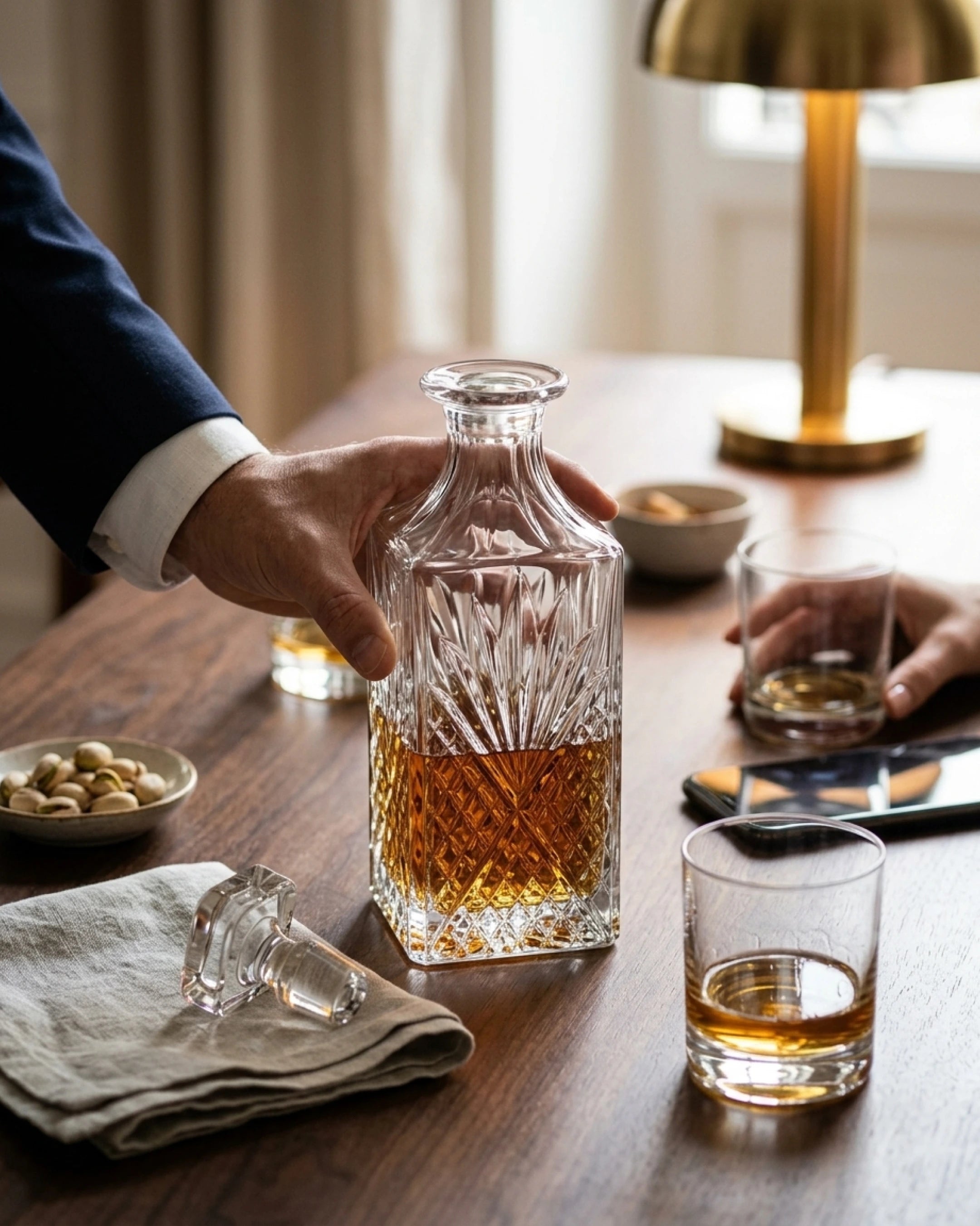 Le Cristoir carafe whisky social corthen
