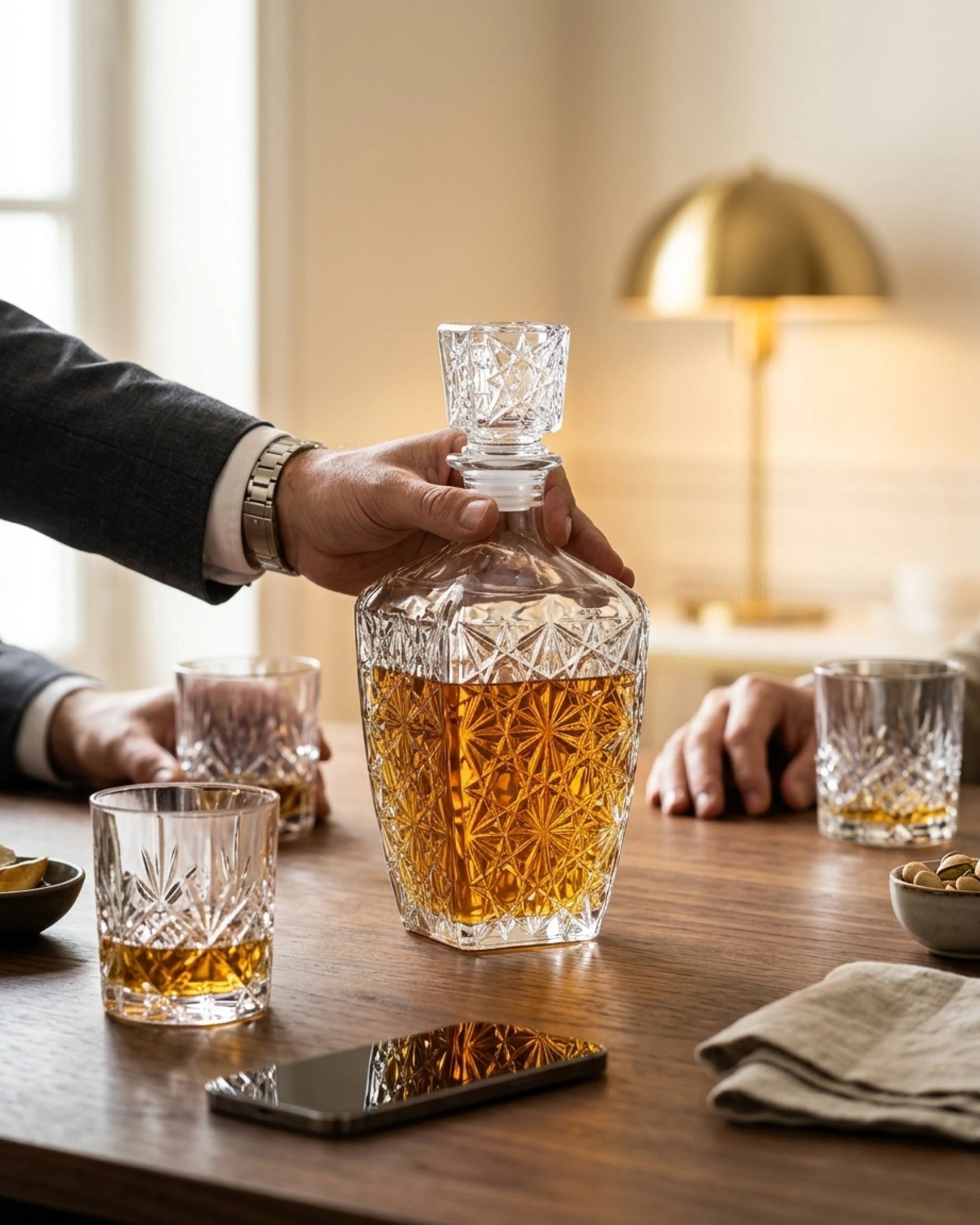 Le Cristoir carafe whisky social sevran