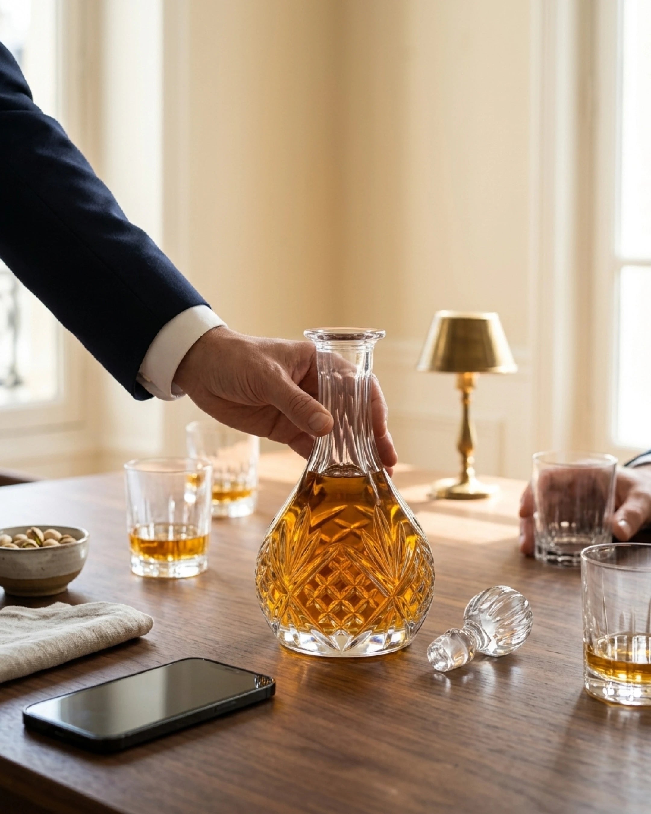 Le Cristoir carafe whisky social talven