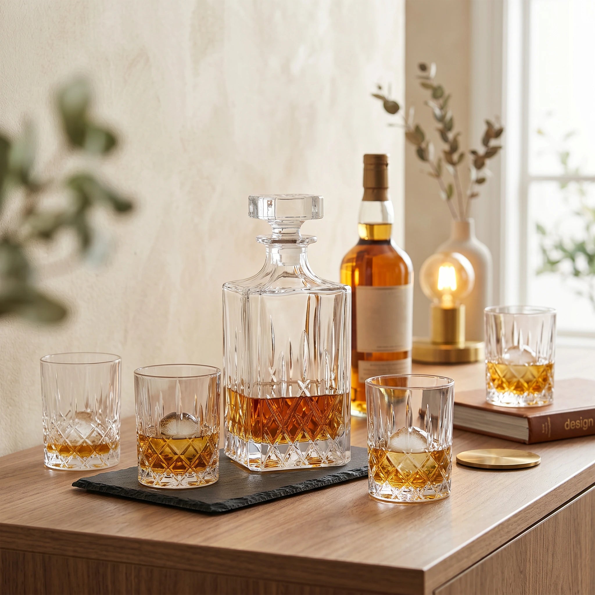 Service à whisky Le Cristoir, coffret cadeau premium