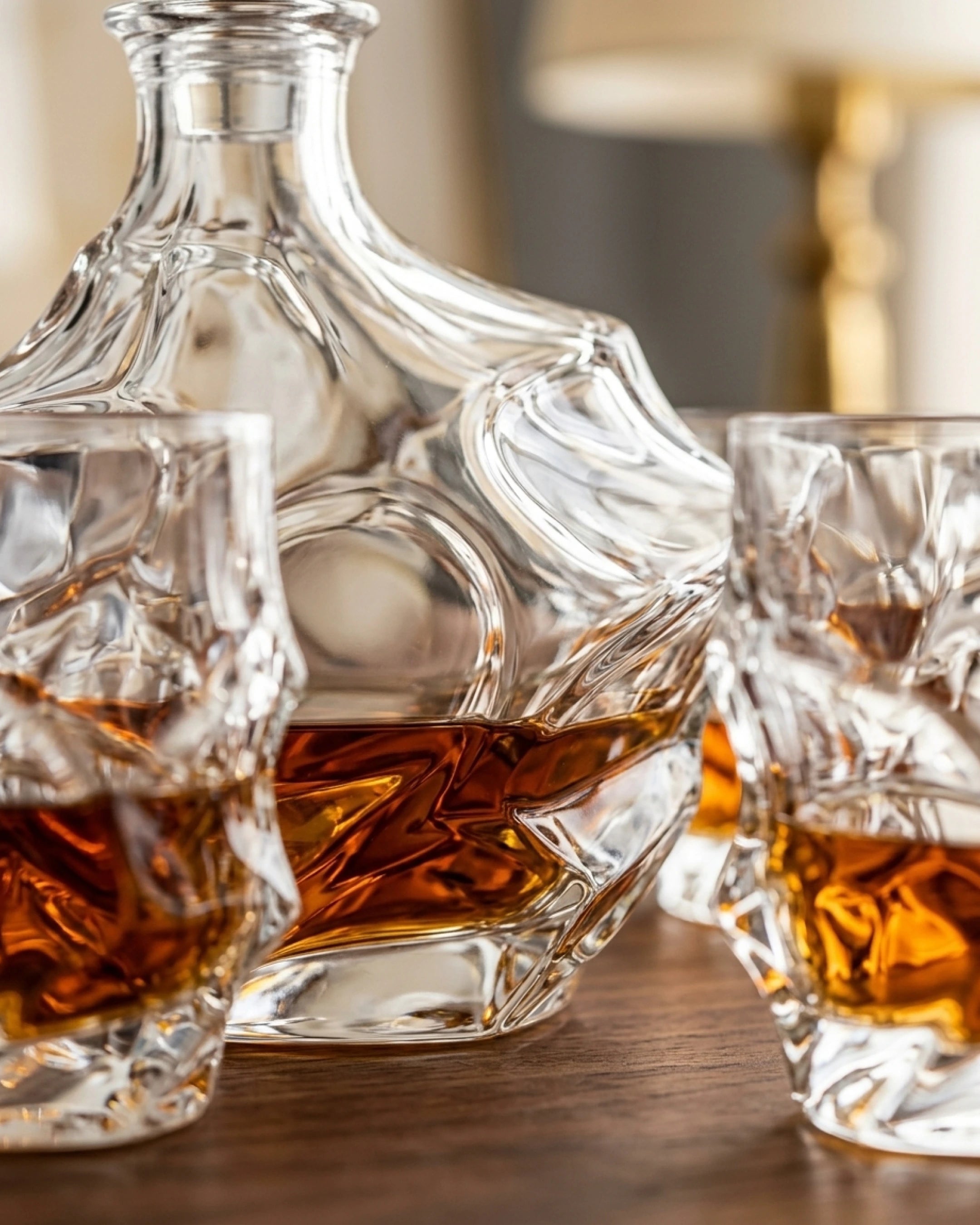 Le Cristoir service whisky macro lateral corven