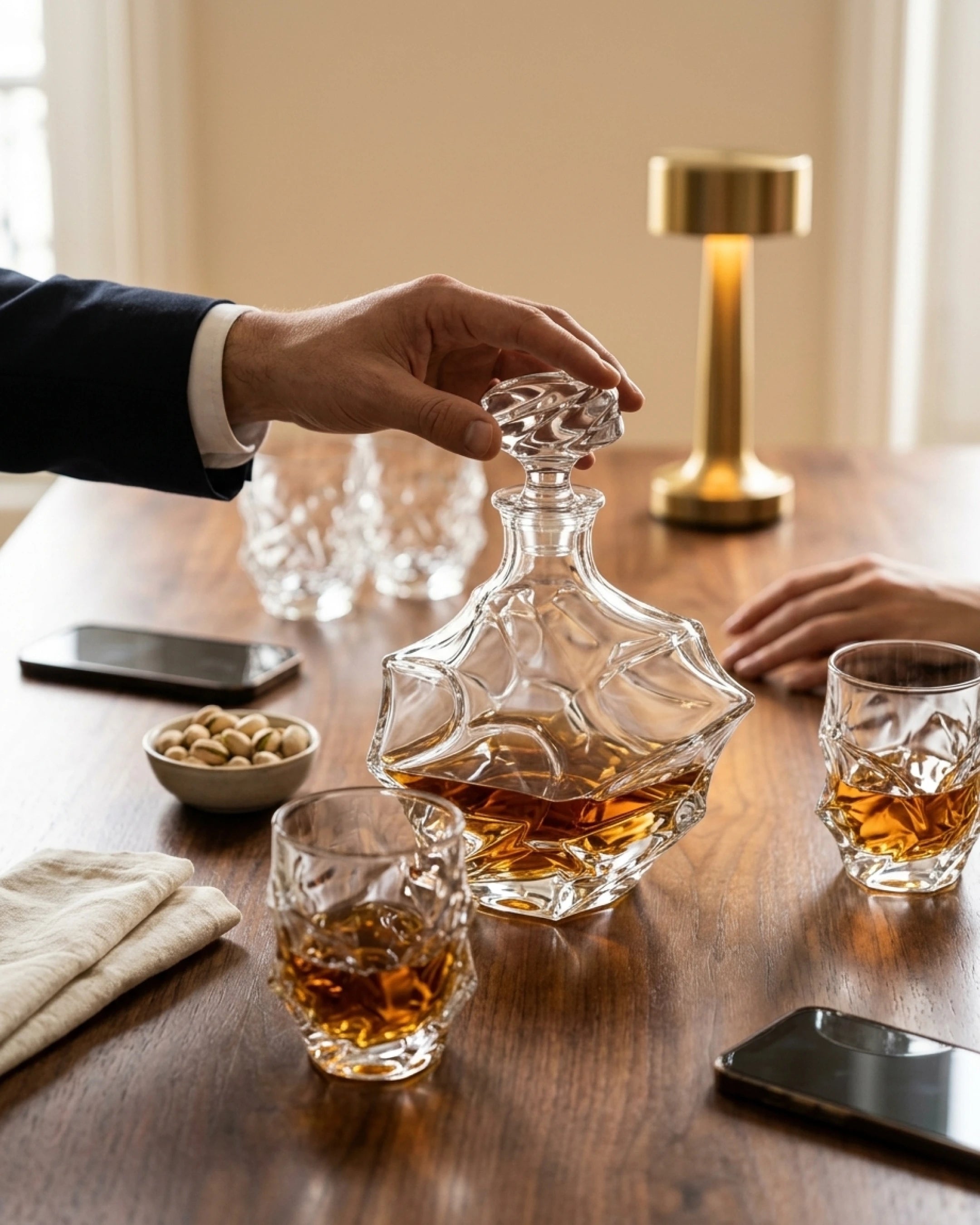 Le Cristoir service whisky social corven