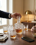 Le Cristoir service whisky social glacen