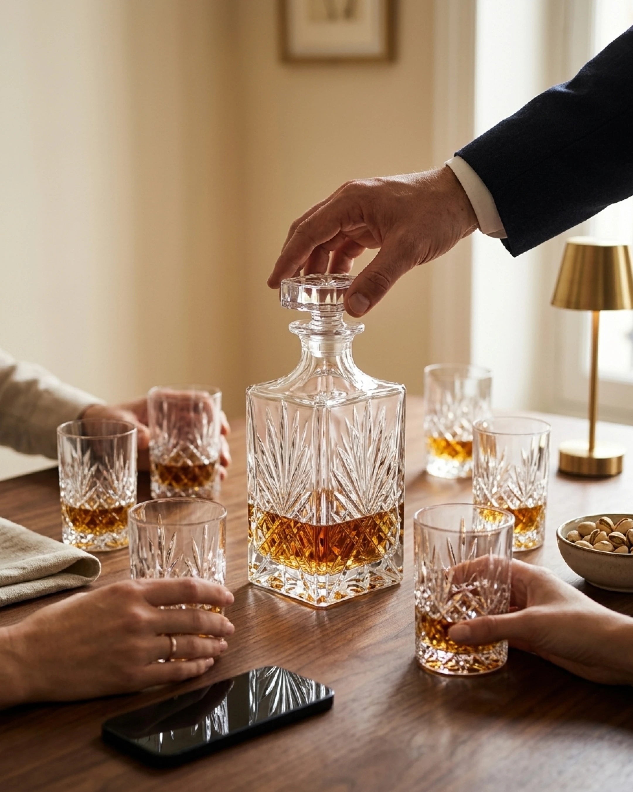 Le Cristoir service whisky social velcris
