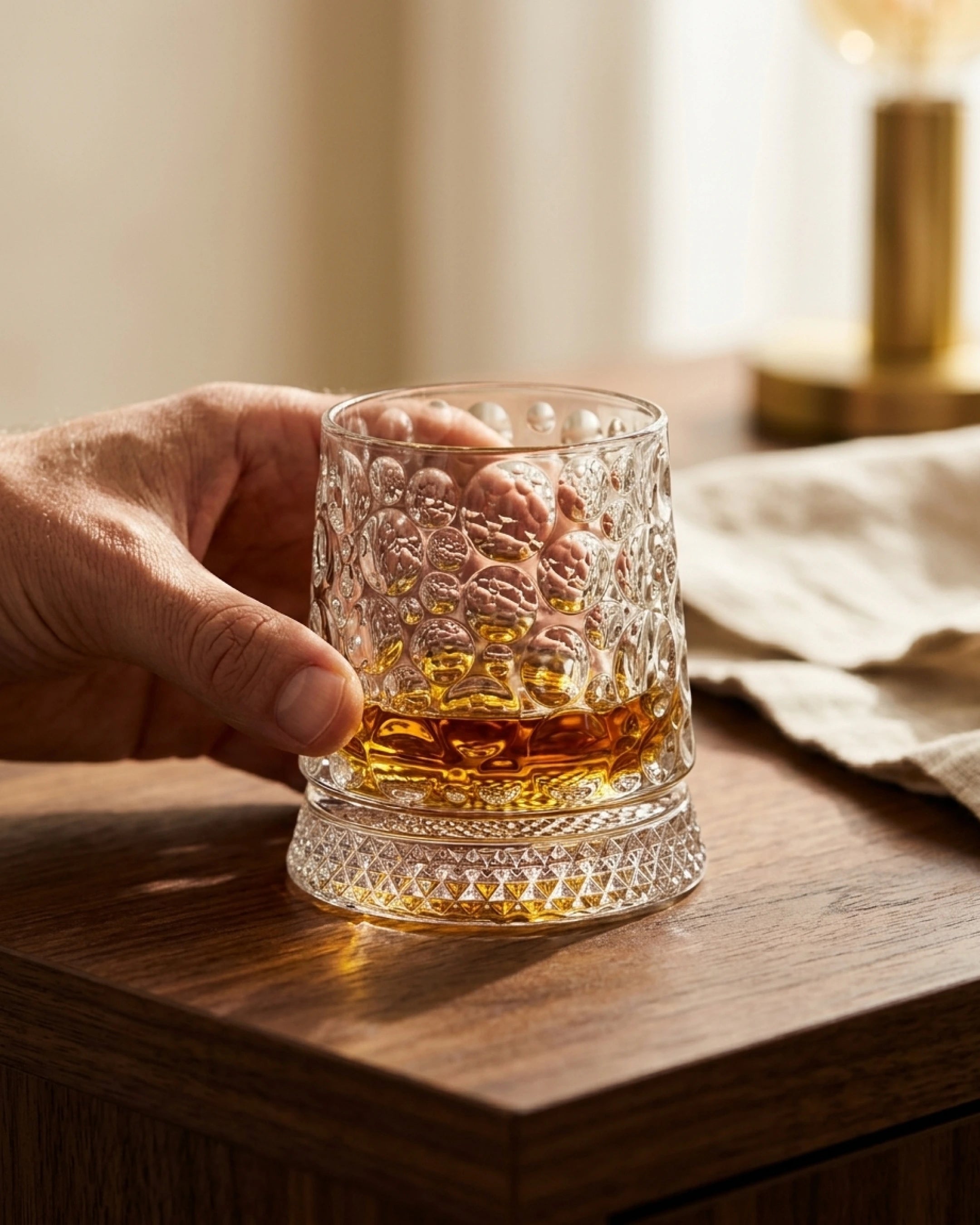 Le Cristoir verre main bulven