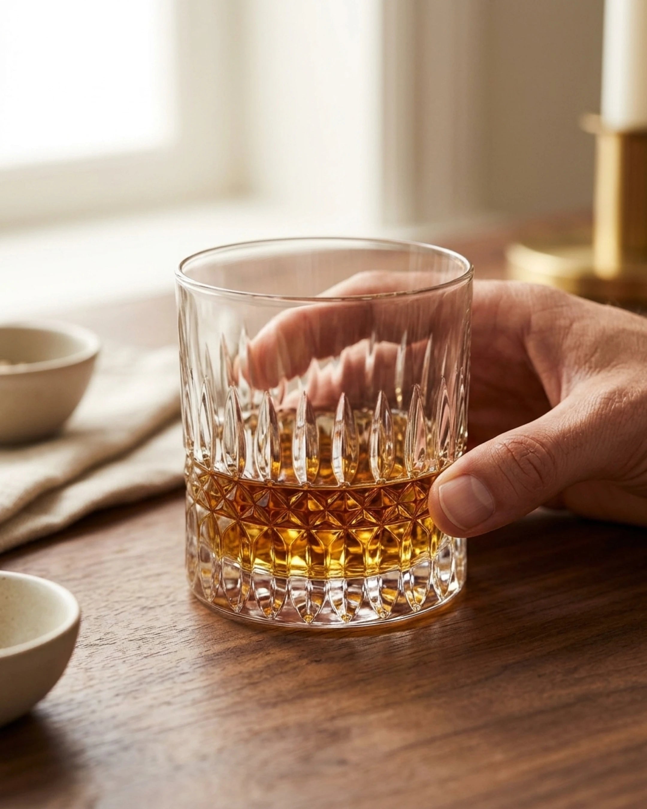 Le Cristoir verre main edorn