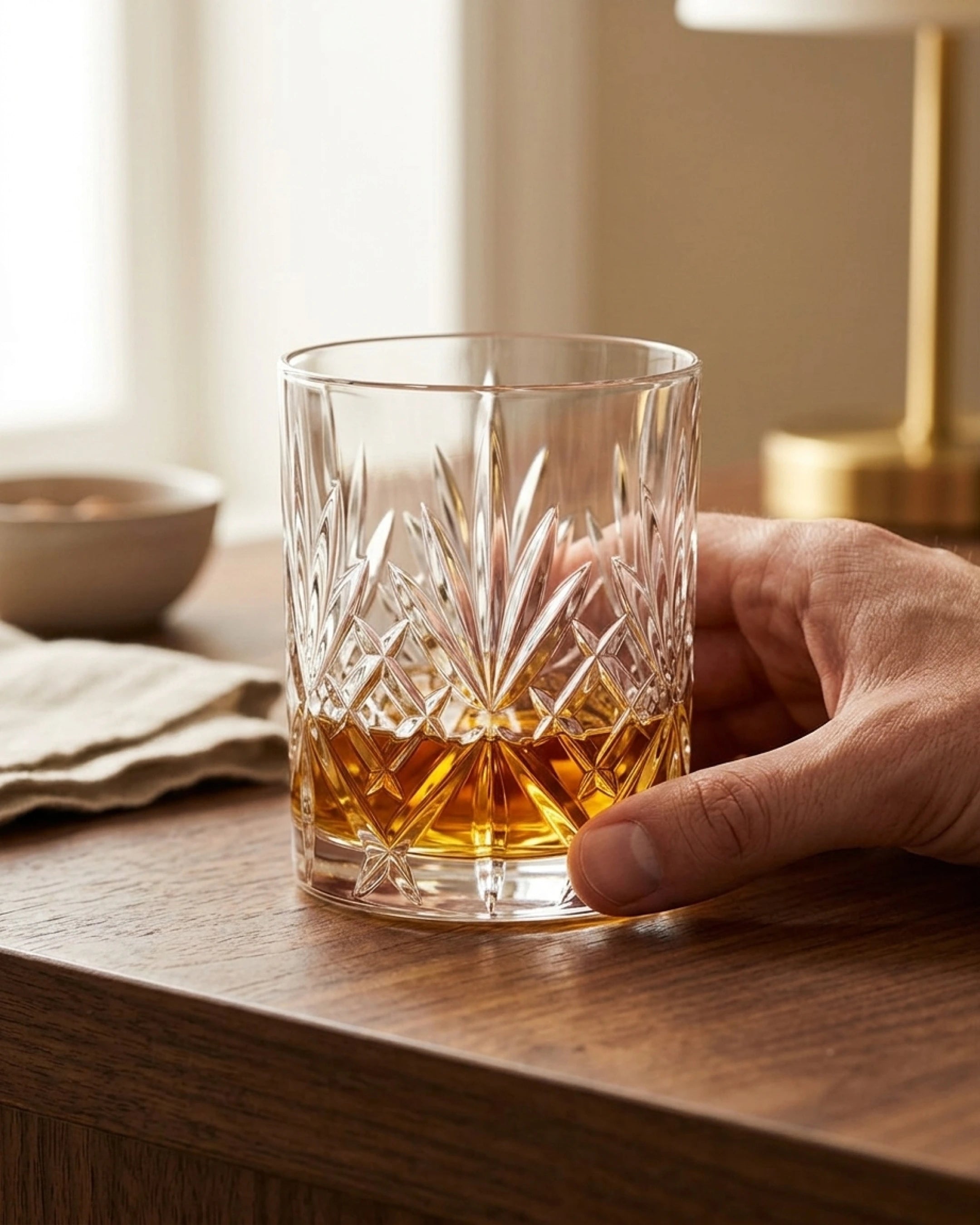 Le Cristoir verre main olden